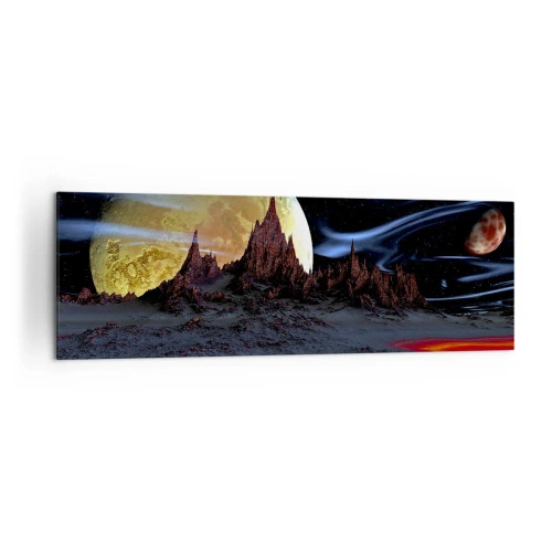 Obraz na plátne - Neznámy svet - 160x50 cm