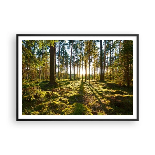 Plagát v čiernom ráme - …Za siedmimi lesmi - 100x70 cm