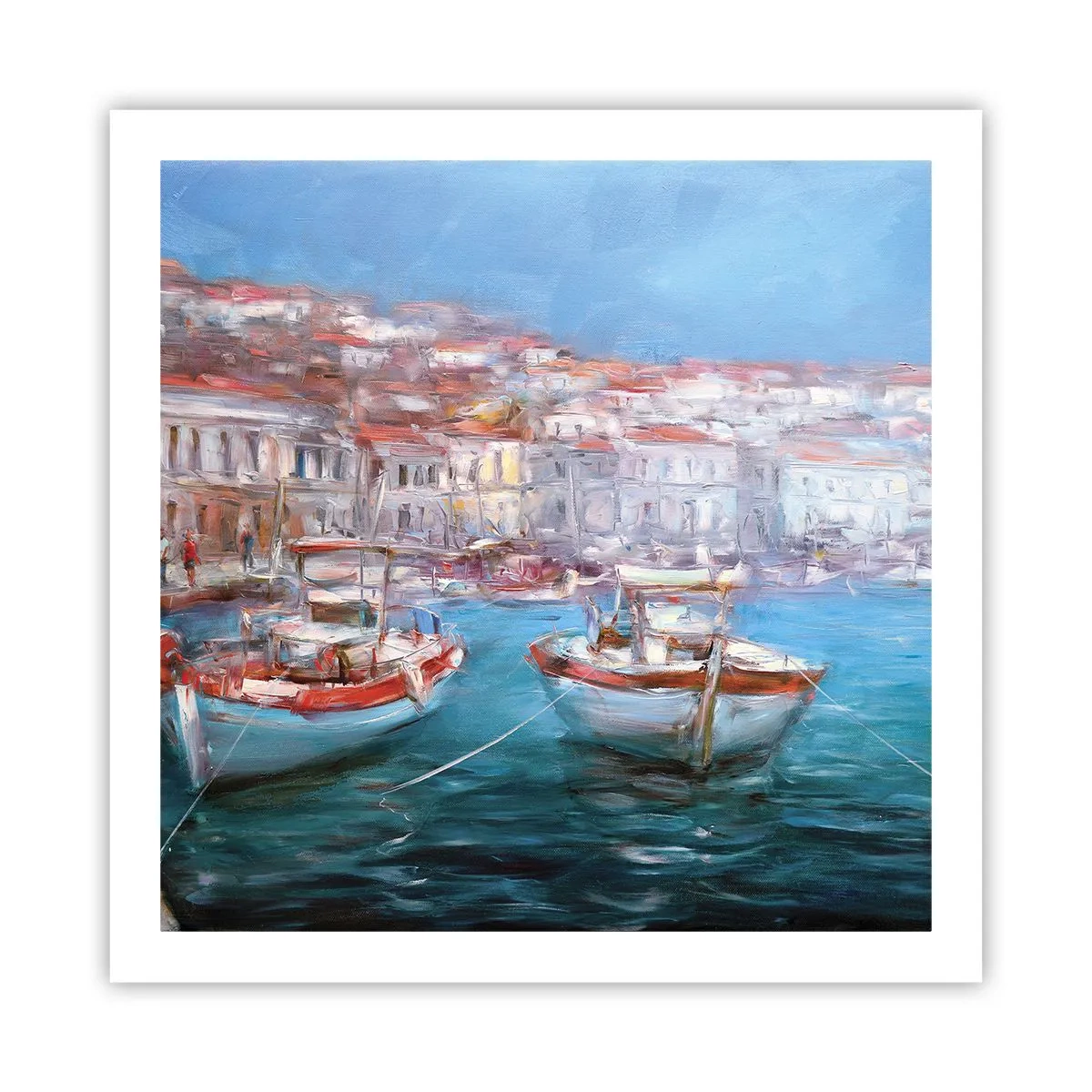Plagát - Taliansky záliv - 60x60 cm