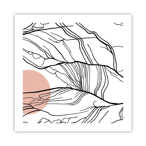 Plagát - V sieti vetvičiek - 50x50 cm