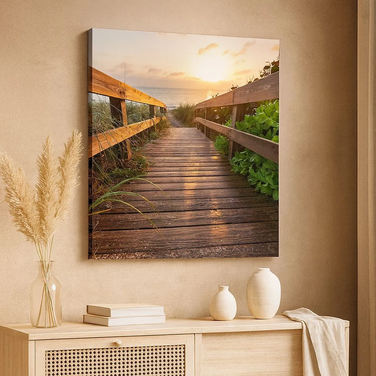 Obraz na plátne - A priamo k brehu - 30x30 cm