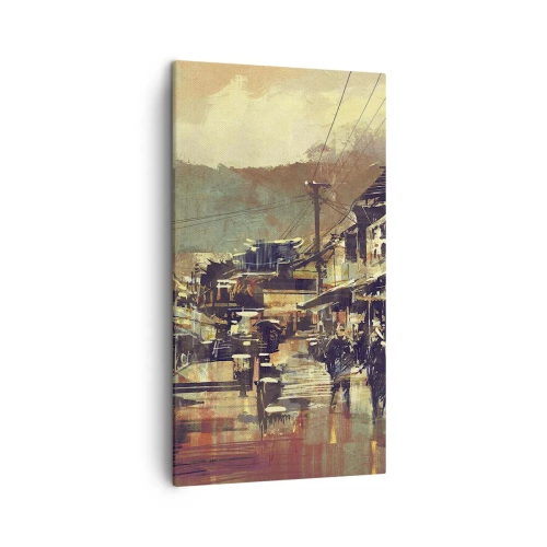 Obraz na plátne - Život ako bohatstvo šedej - 45x80 cm