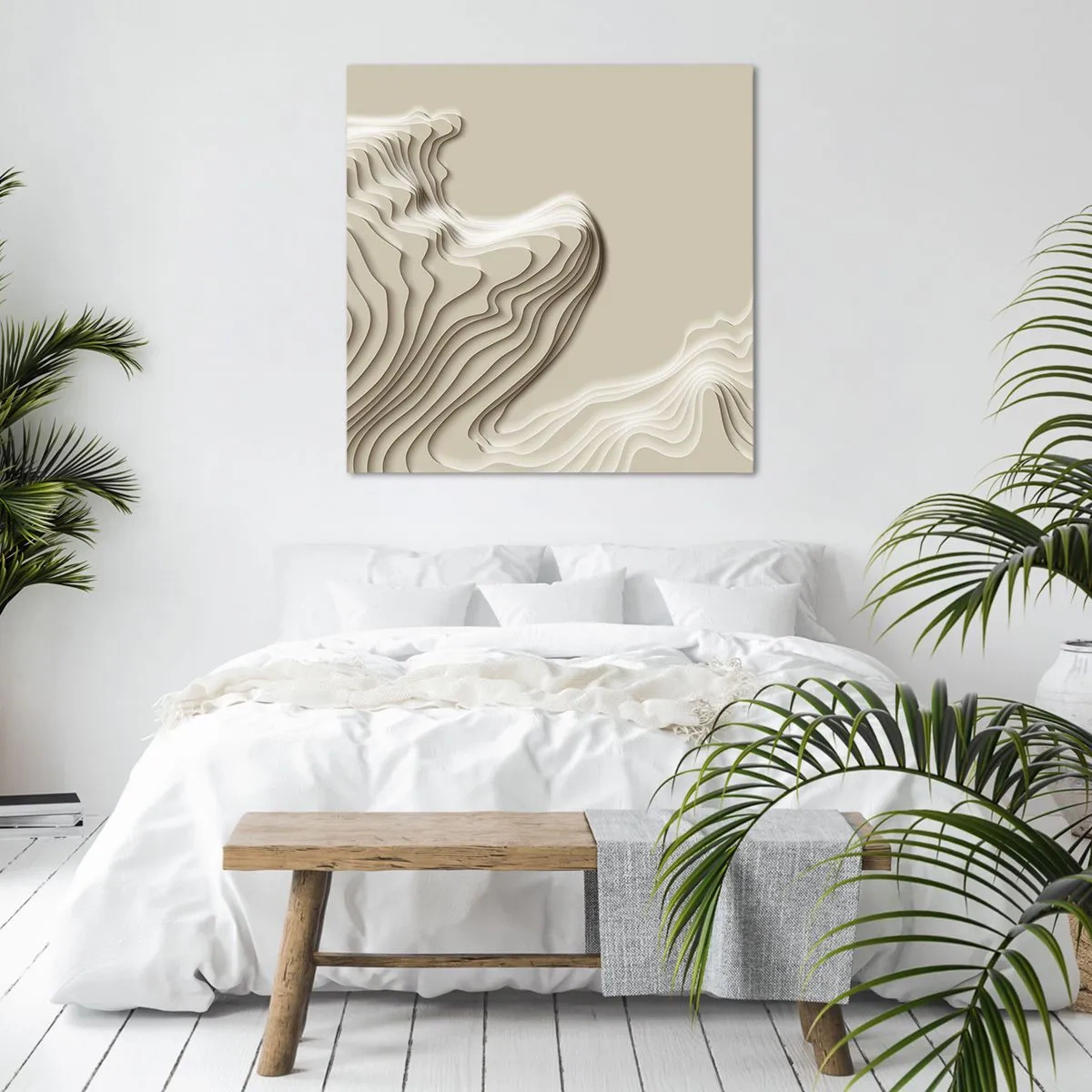 Obraz na plátne - Topografia umenia - 60x60 cm