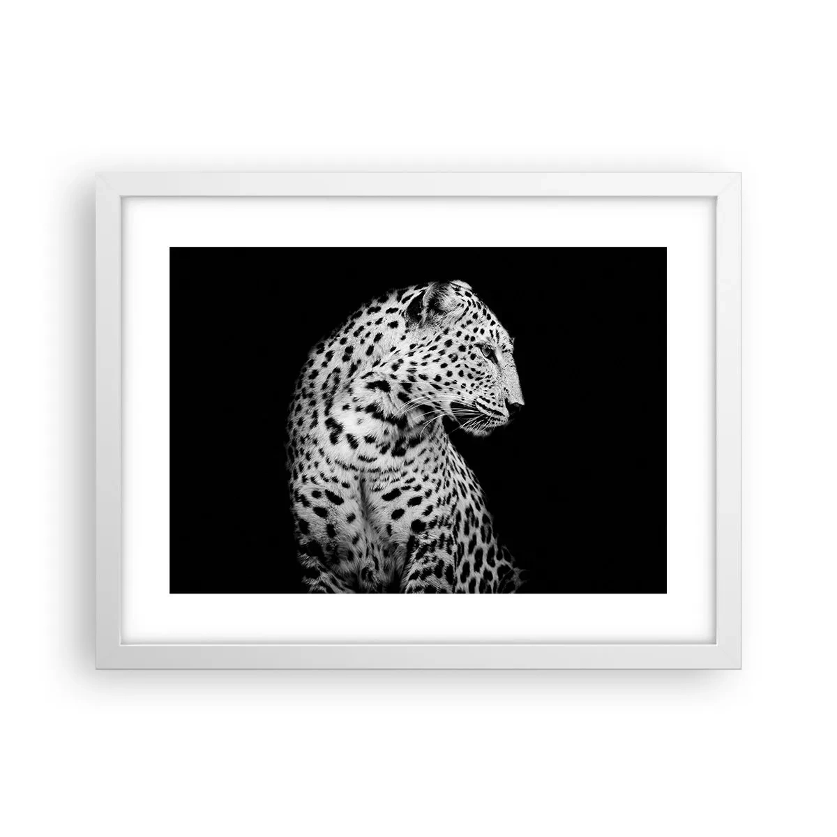 Plagát v bielom ráme - Pravý profil perfektný! - 40x30 cm