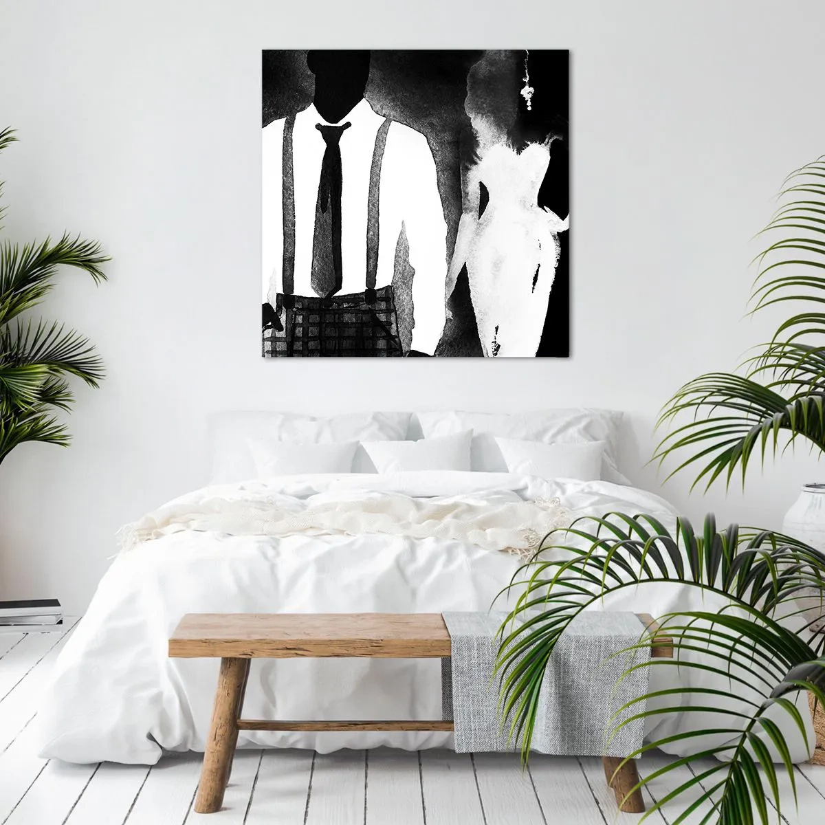 Obraz na plátne - V štýle noir - 60x60 cm