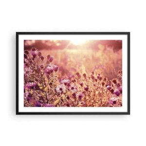 Plagát v čiernom ráme - Než skončí leto - 70x50 cm