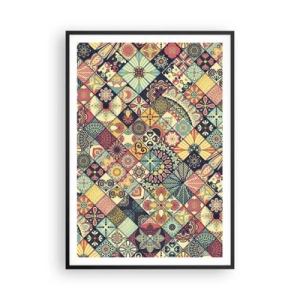 Plagát v čiernom ráme - Marocká vízia - 70x100 cm