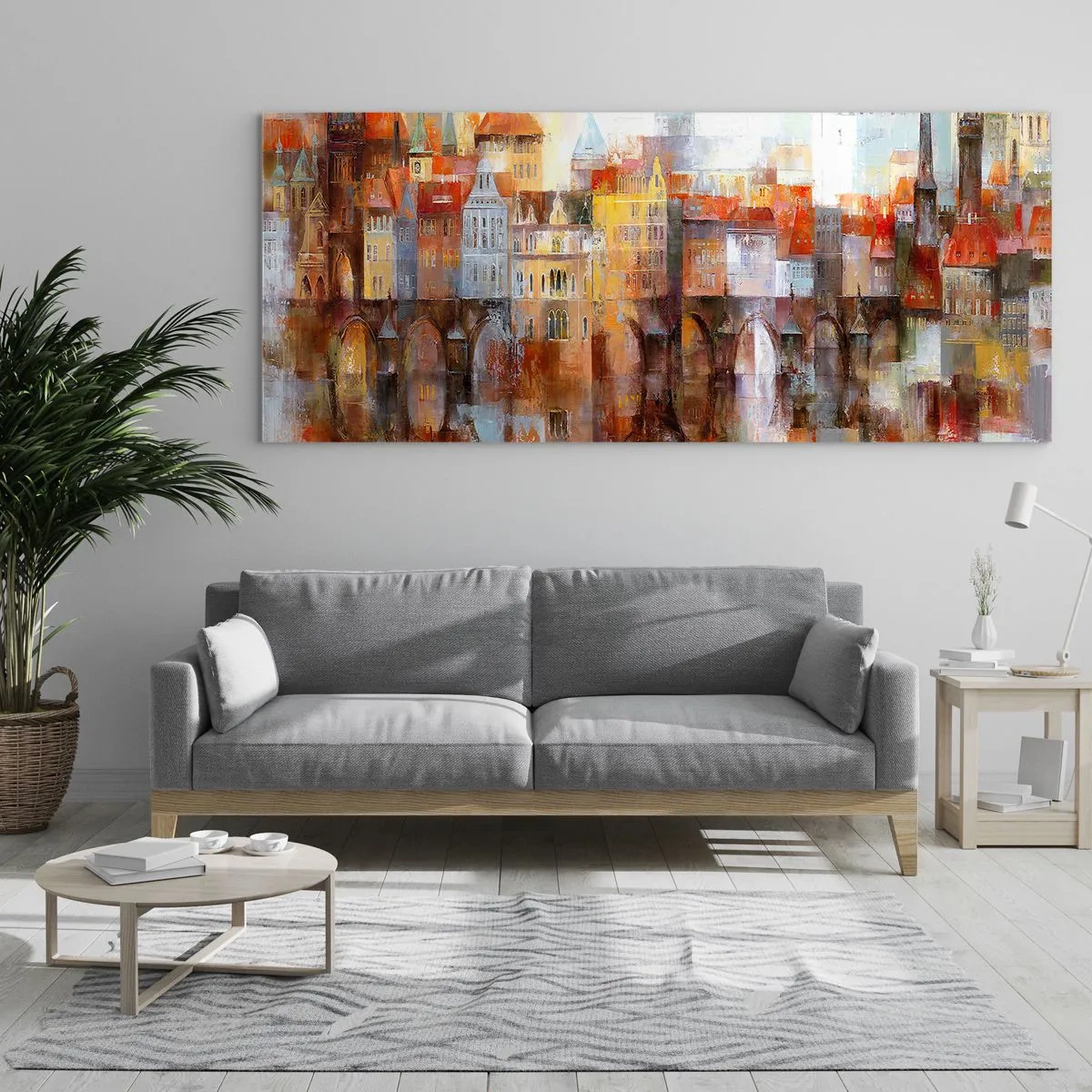 Obraz na skle - Pod mostom je tiež krásne - 100x40 cm
