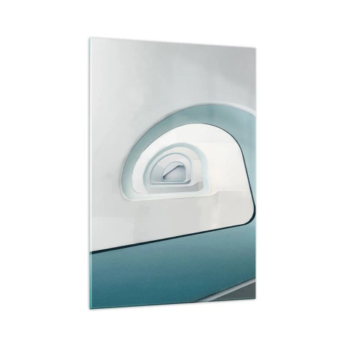 Obraz na skle - Na dno modrej - 70x100 cm