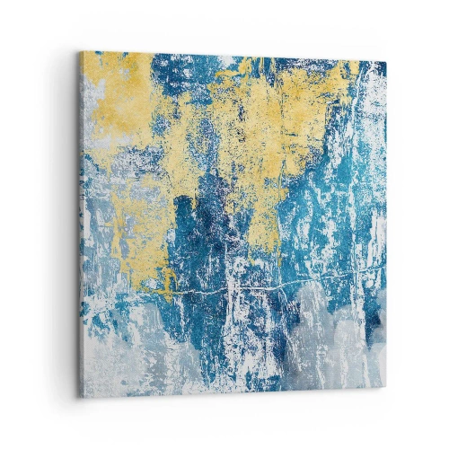 Obraz na plátne - Abstrakcia s dobrou náladou - 60x60 cm