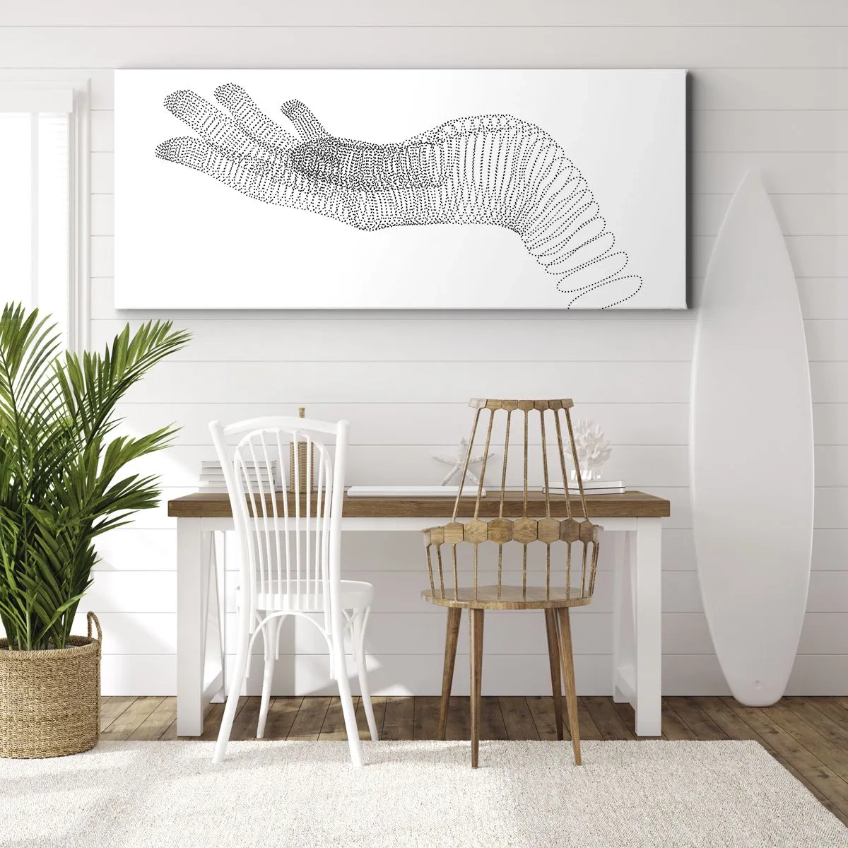 Obraz na plátne - Pružná ruka - 100x40 cm