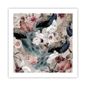 Plagát - V palácovej záhrade - 50x50 cm