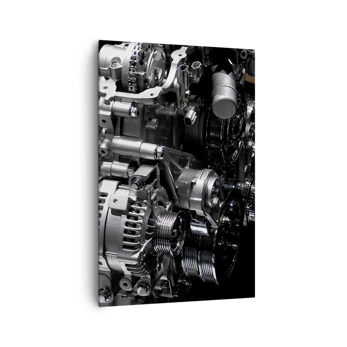 Obraz na plátne - Kovový, krásny, silný - 80x120 cm