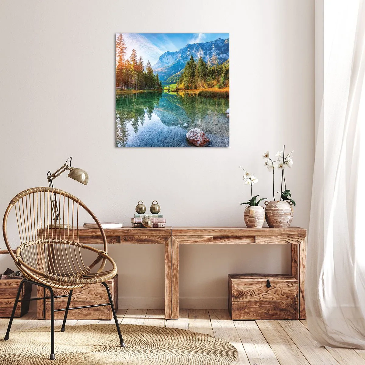 Obraz na plátne - Nežnosť jesene - 40x40 cm