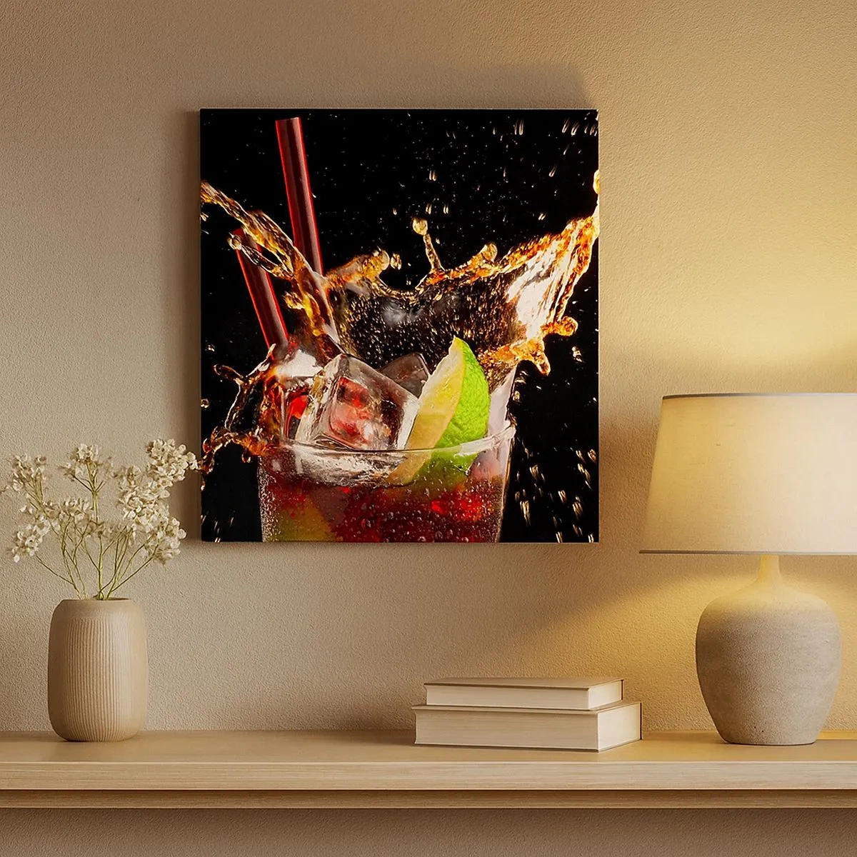 Obraz na plátne - Radosť a energia farieb - 30x30 cm