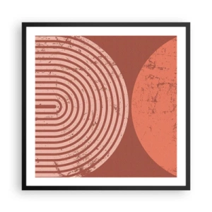 Plagát v čiernom ráme - Blízky vzťah - 60x60 cm