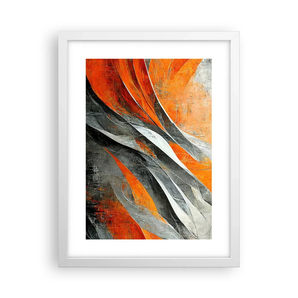 Plagát v bielom ráme - Žiar a chlad - 30x40 cm