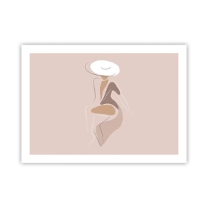 Plagát - Ako vyzerá pravá dáma? - 70x50 cm