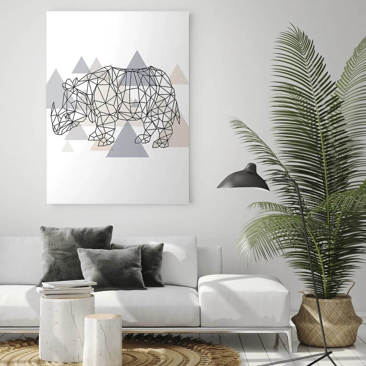 Obraz na skle - Štruktúra sily - 50x70 cm