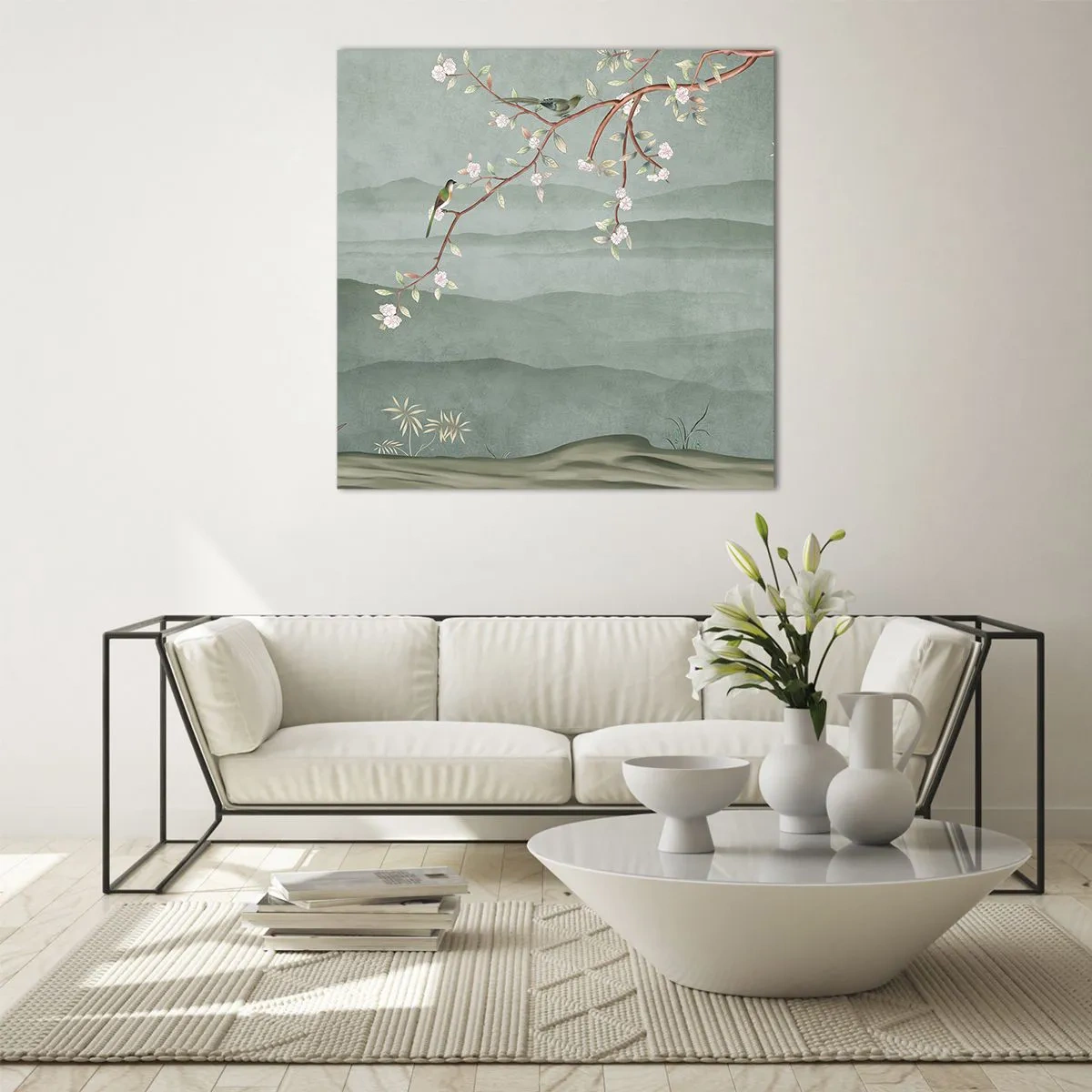 Obraz na skle - Jar je tu - 60x60 cm