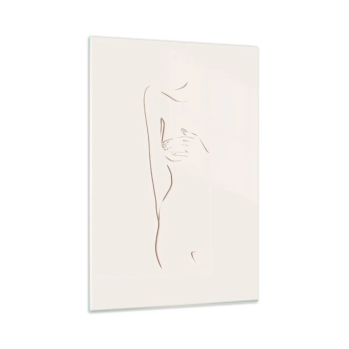 Obraz na skle - Tvar túžby - 80x120 cm