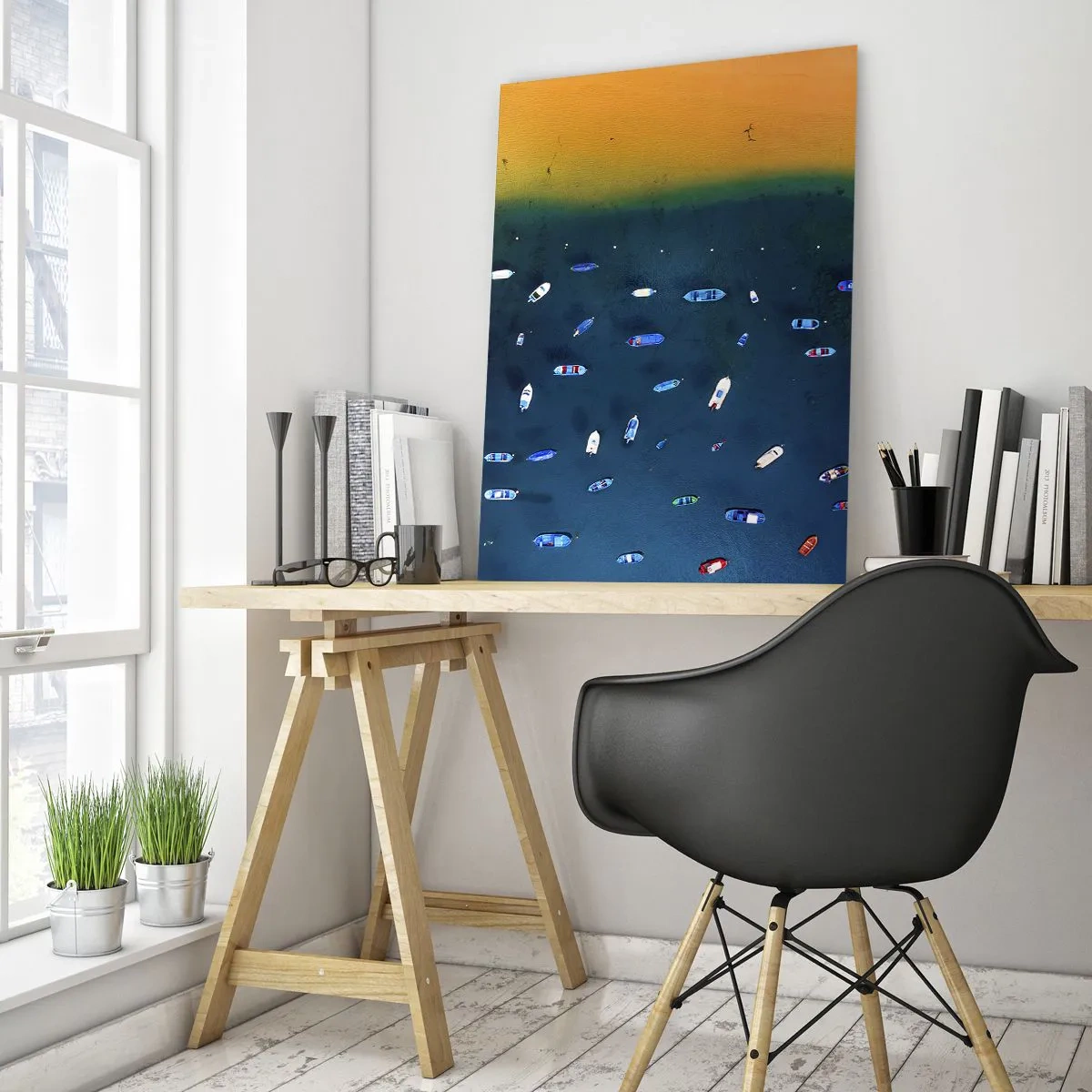 Obraz na skle - Prázdninová hra - 50x70 cm