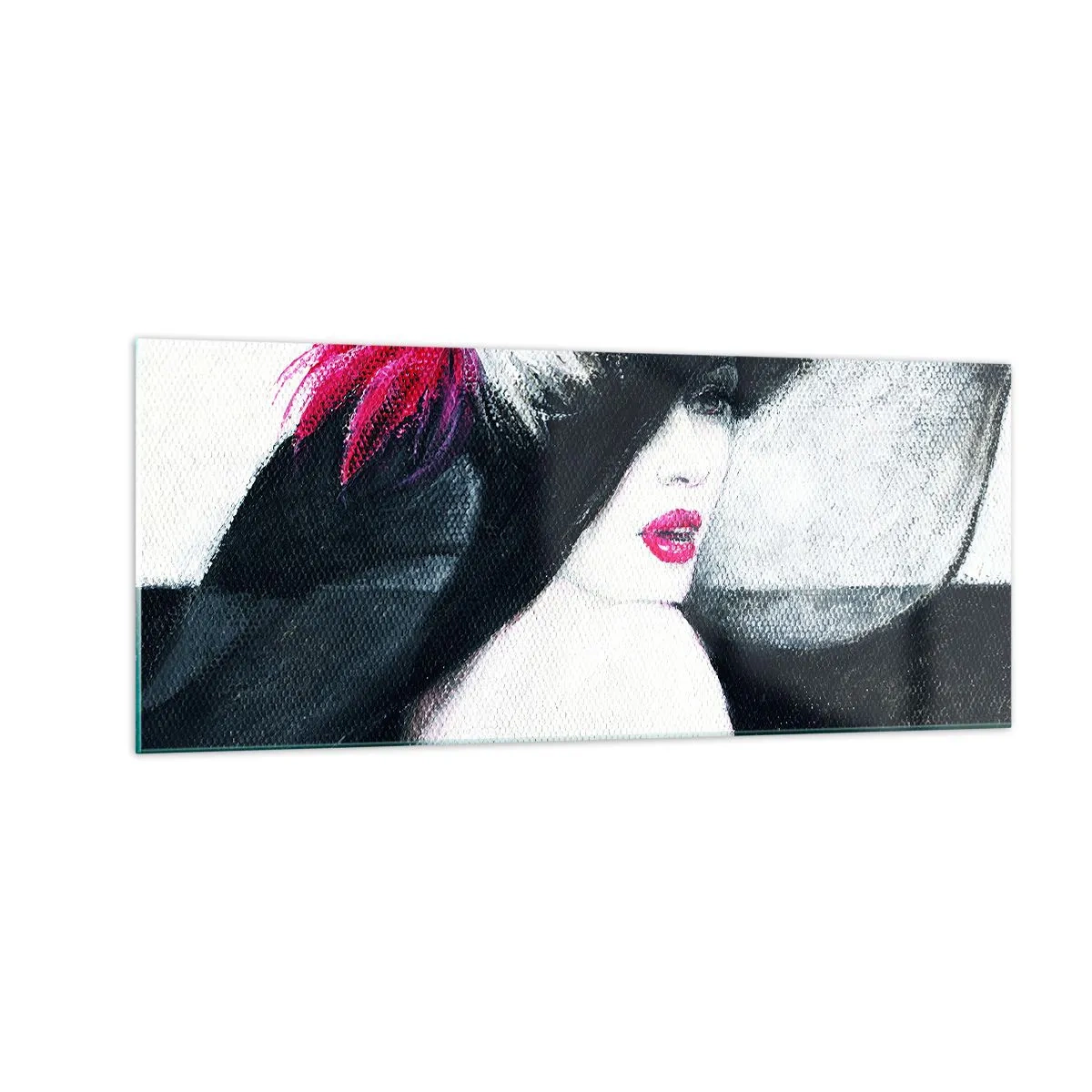 Obraz na skle - Vždy tajomstvo - 100x40 cm