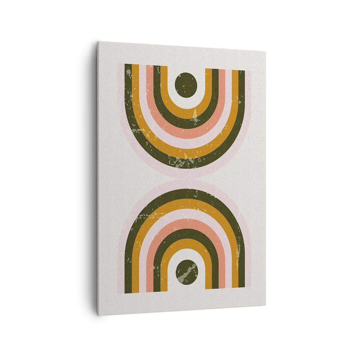 Obraz na plátne - Dvojitá abstrakcia - 70x100 cm