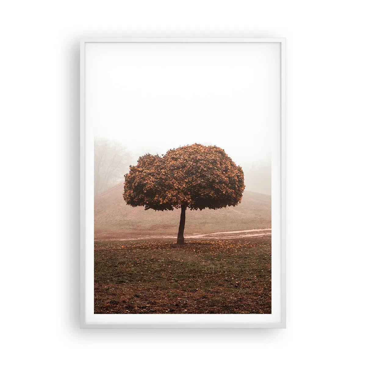 Plagát v bielom ráme - Po rušnom lete - 70x100 cm