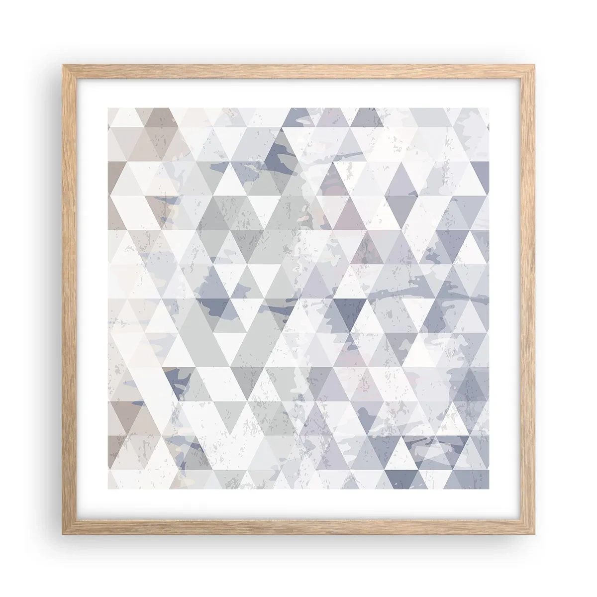Plagát v ráme zo svetlého duba - V rytme na tri - 50x50 cm