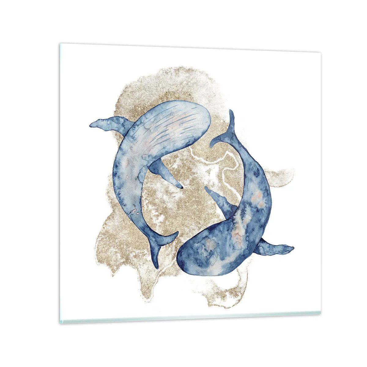 Obraz na skle - Priateľstvo alebo láska? - 50x50 cm