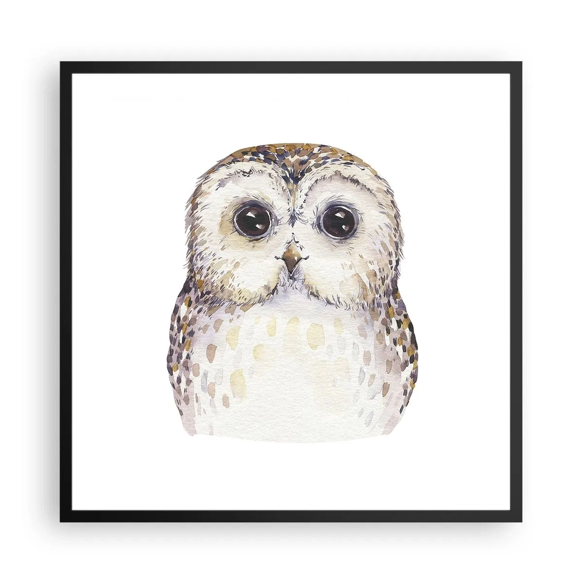 Plagát v čiernom ráme - Pozri sa mi do očí - 60x60 cm