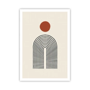 Plagát - Magnetizmus tvarov a farieb - 70x100 cm