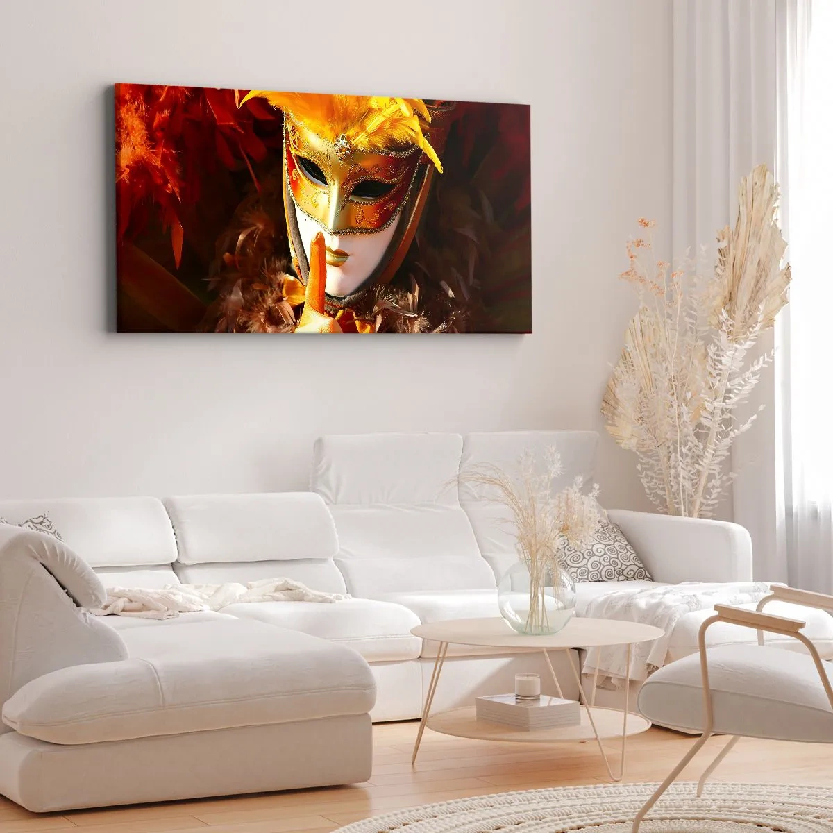 Obraz na plátne - Tajomstvo je časťou hry - 160x50 cm