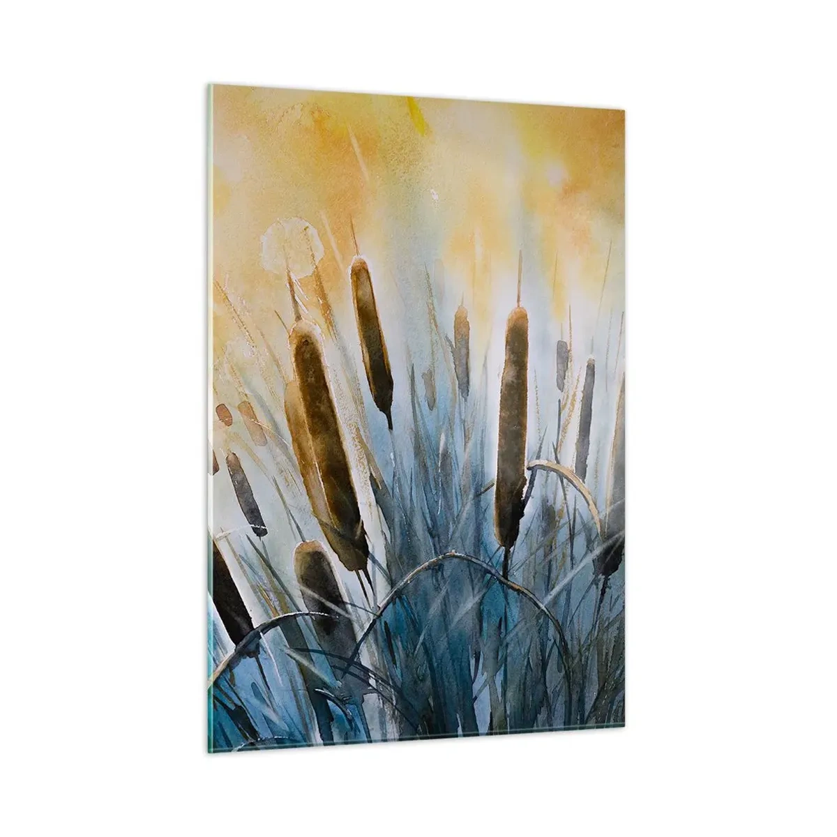 Obraz na skle - Chlad vody, žiara slnka - 50x70 cm