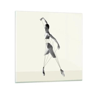 Obraz na skle - V divadle sveta - 40x40 cm