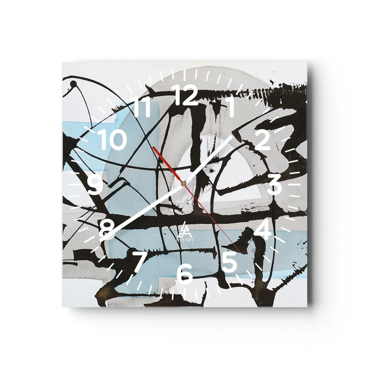 Nástenné hodiny - Aj napriek tomu modrý - 30x30 cm