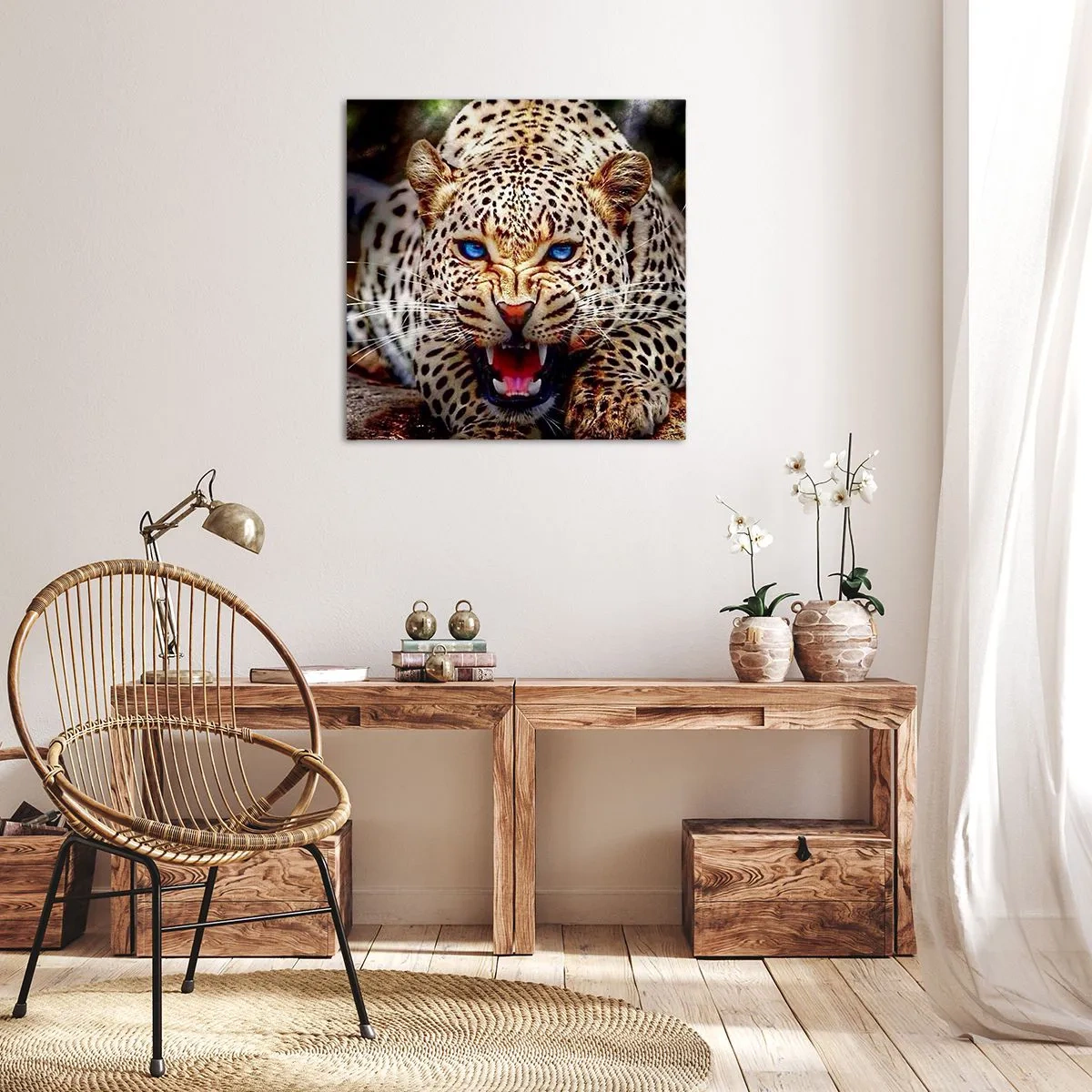 Obraz na plátne - Zlosť kráse neškodí - 40x40 cm