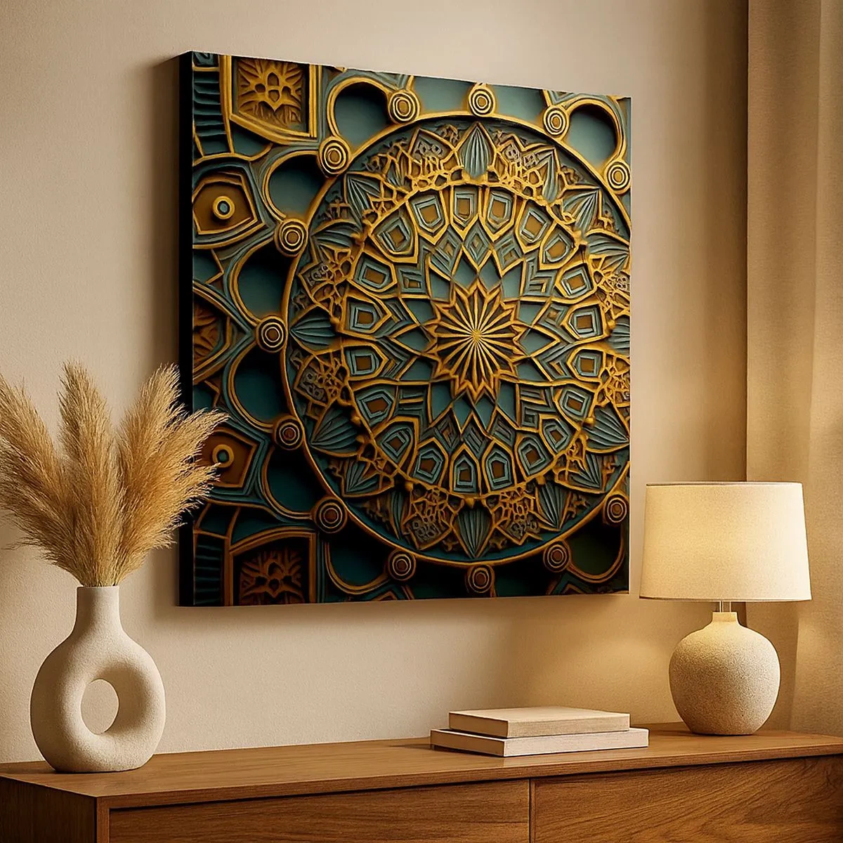 Obraz na plátne - V arabskom štýle - 30x30 cm