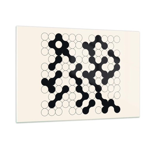 Obraz na skle - Čínska hra – variácia - 120x80 cm