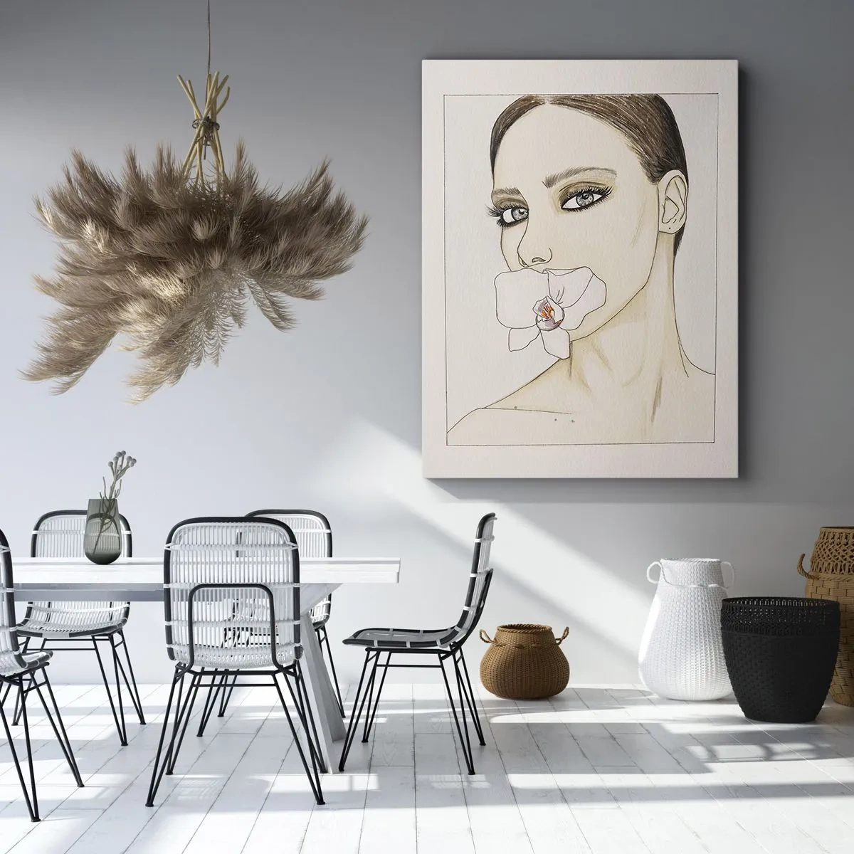 Obraz na plátne - Symbol elegancie a krásy - 65x120 cm