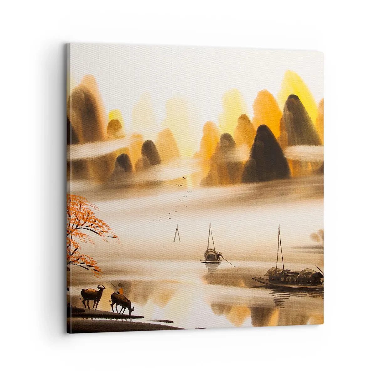 Obraz na plátne - Ďalej ako na Ďalekom východe - 60x60 cm