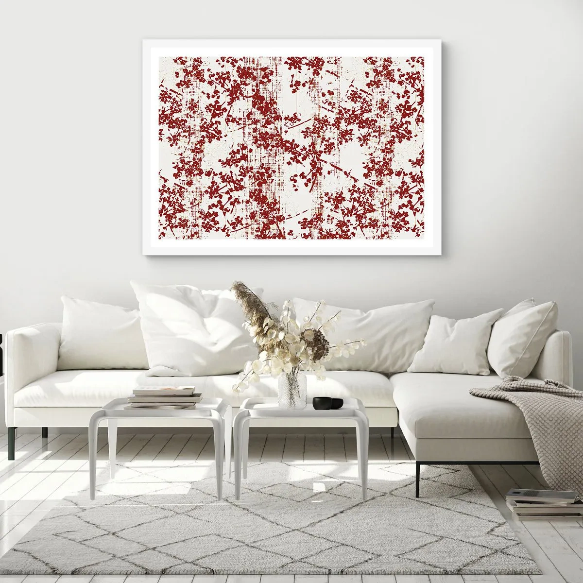 Plagát v bielom ráme - Staré kaliko - 91x61 cm