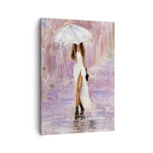 Obraz na plátne - V ľaliovom daždi - 50x70 cm