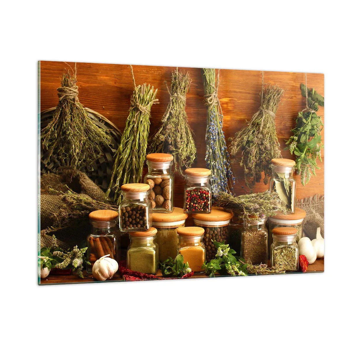 Obraz na skle - Kuchynské kúzla - 120x80 cm