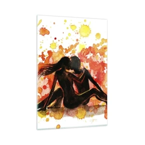 Obraz na skle - A bolo svetlo - 80x120 cm