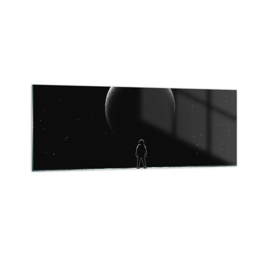 Obraz na skle - Tvári v tvár - 140x50 cm
