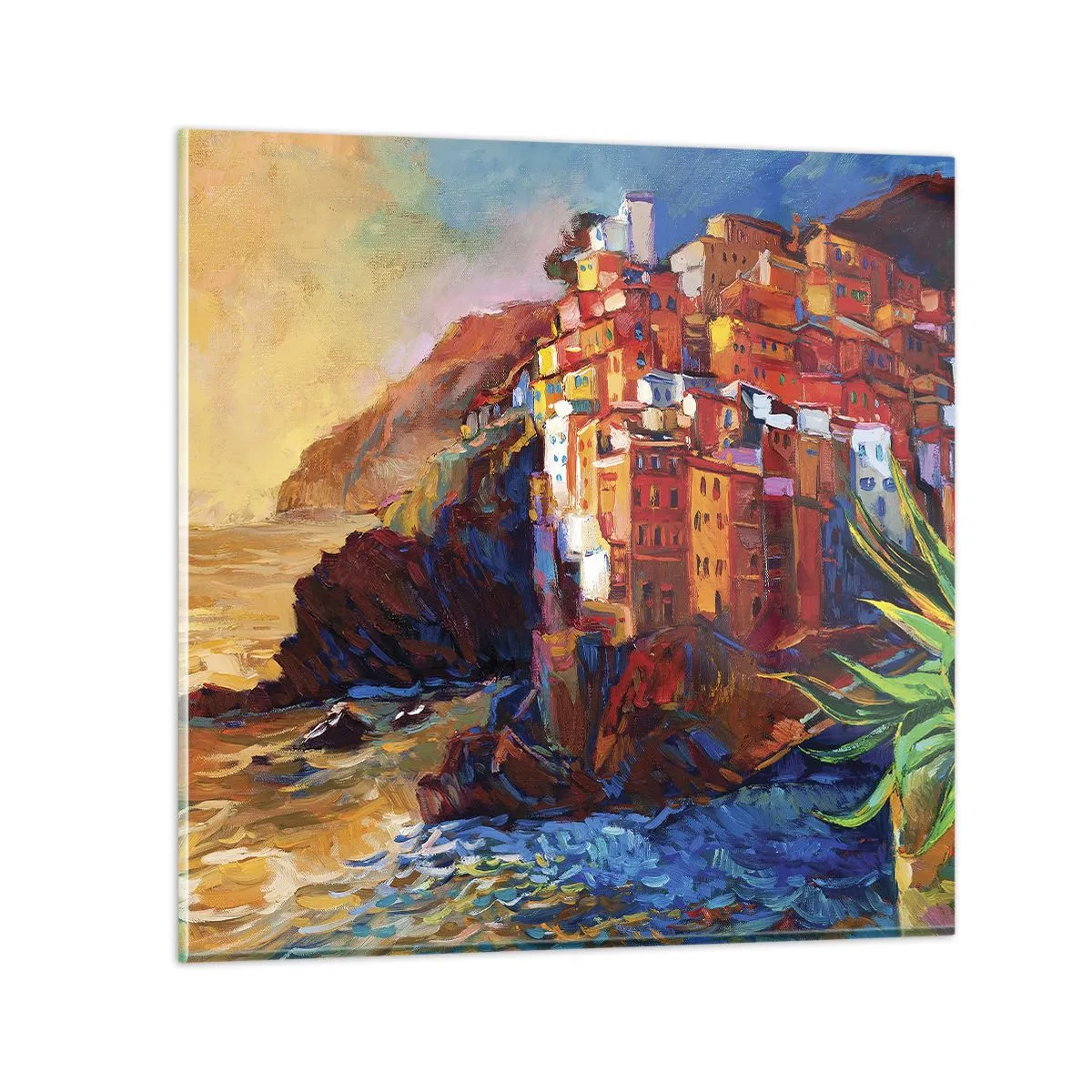 Obraz na skle - Taliansky nádych - 30x30 cm