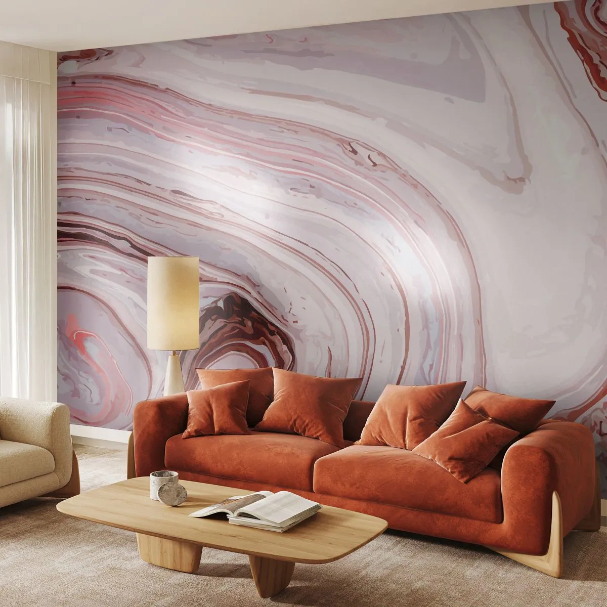 Fototapeta Premium Sand - Rovno, potom vpravo dole - Abstrakcia, Kus, Moderný vzor - 450x315 cm