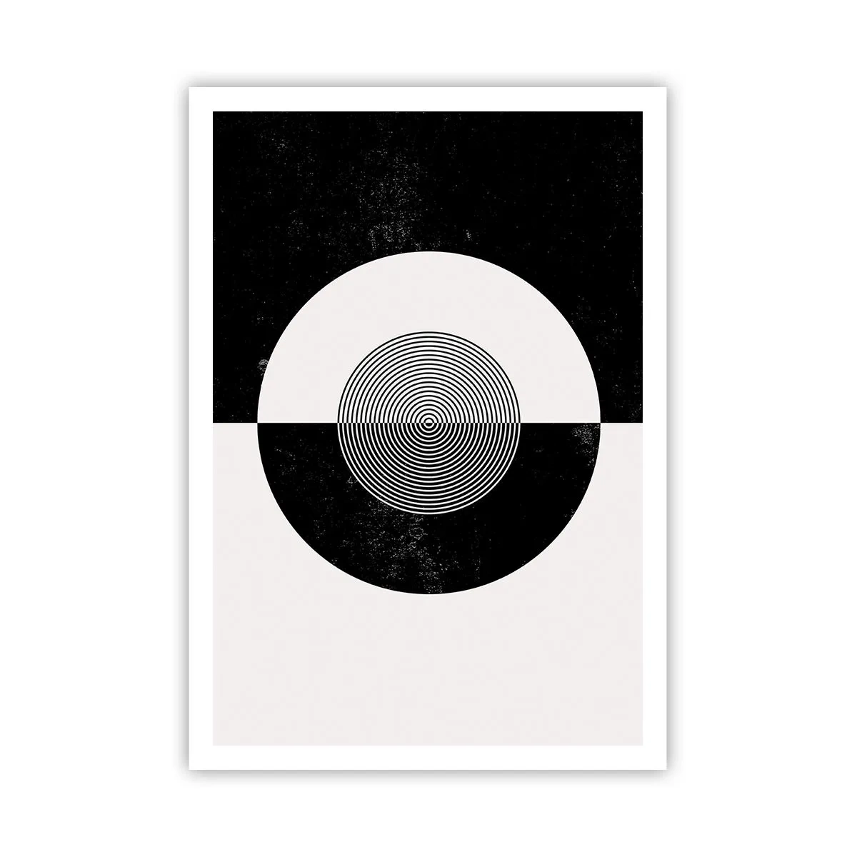 Plagát - Harmónia v čiernej a bielej - 70x100 cm